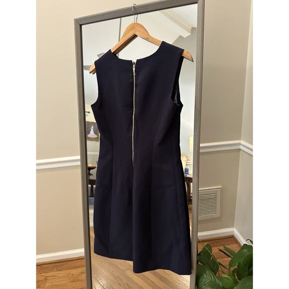 Kate Spade Saturday Dress Women Size 0 Navy Blue Mini Dress Sleeveless - Picture 5 of 5
